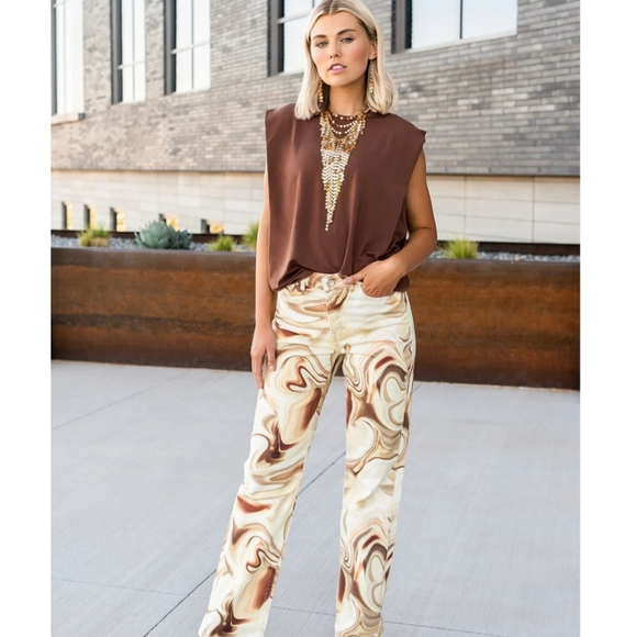 The Suz Zi Collection Necklace Gold Statement 2022 VINTAGE Dainty - Picture 5 of 5